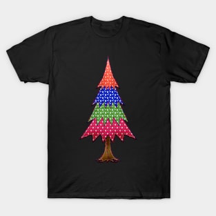 Merry Christmas Colorful Tree T-Shirt